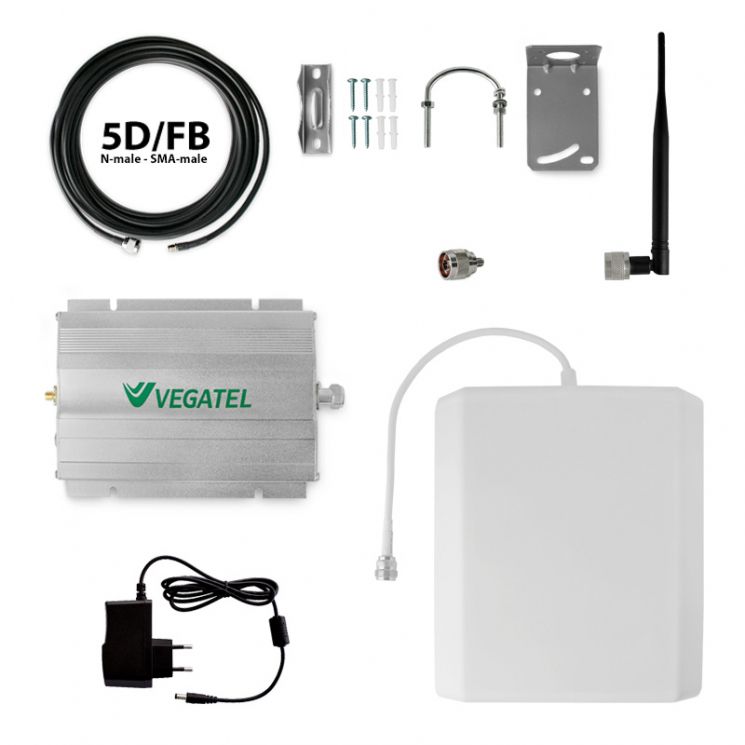 Усилитель сотовой связи VEGATEL VT-900E/1800-kit