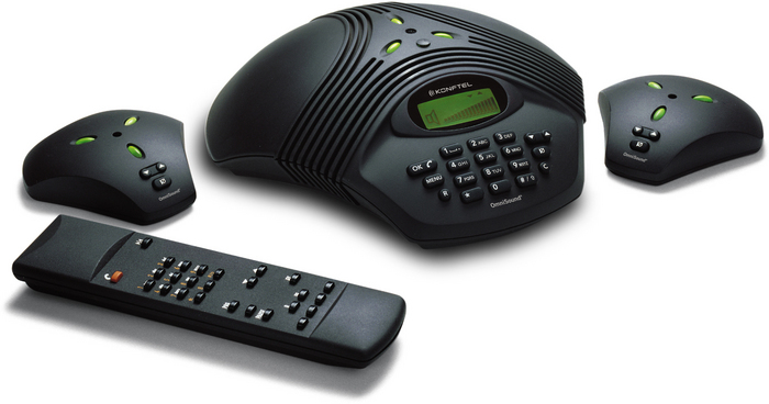 Konftel 200, ТА для конференц-связи, ЖКД, подключение к ISDN (BRI) линии.