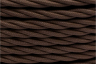 Ретро витой провод BIRONI 2х1,5, коричневый (матовый), 20 метров