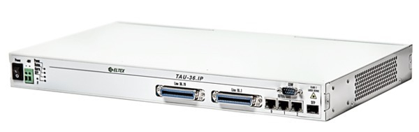 VoIP шлюз Eltex TAU-36.IP_DC, 36 fxs, SIP/H.323, DC 48V