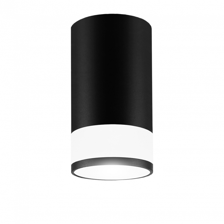 Светильник накладной EKS ART GLASS под лампу GU10/MR16, черный, 55*100