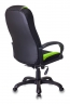 Кресло игровое Бюрократ VIKING-9/BL+SD черный/салатовый искусст.кожа/ткань
