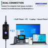 Гарнитура Yealink UH38 Dual Teams-BAT Дуо, гибридная, USB/Bluetooth, HD звук, шумоподавление, LED