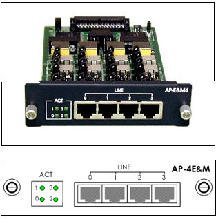 ADD-AP-E&M4 (4E&M module for AP2520G/AP2620)