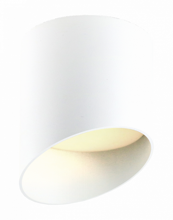 Светильник накладной ART FLUTE, белый (GX53, алюминий)