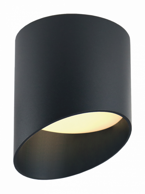 Светильник накладной ART FLUTE, черный (GX53, алюминий)