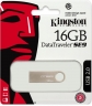 Флешка USB KINGSTON DataTraveler SE9 16Гб, USB2.0, серебристый [dtse9h/16gb]