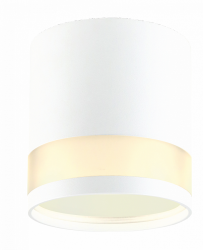Светильник накладной EKS ART GLASS, белый (GX53, алюминий)