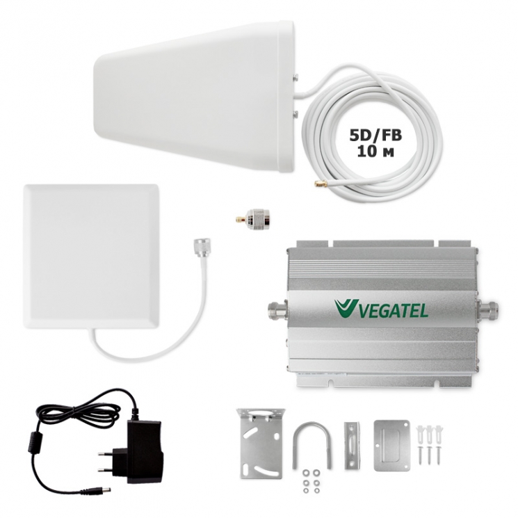 Усилитель сотовой связи VEGATEL VT-900E/1800-kit (дом)