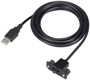 HA-J80USBM USB mini cable - to be fixed with screws