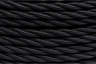 Ретро витой провод BIRONI 2х1,5, черный (матовый), 10 метров