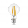 Лампа Gauss Filament Груша А60 Е27, 15 Вт, 1450ЛМ, 4100К