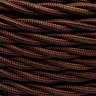 Ретро витой провод BIRONI 3х0,75, коричневый (глянец), 20 метров