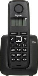 Радиотелефон DECT Gigaset A116 RUS, черный