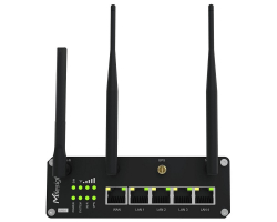 Промышленный LTE маршрутизатор Milesight UR35-L04EU-W серии Pro, Wi-Fi