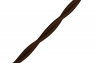 Ретро витой провод BIRONI 2х0,75, коричневый (матовый), 50 метров